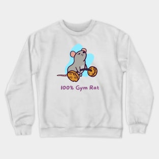 100% Gym Rat Crewneck Sweatshirt